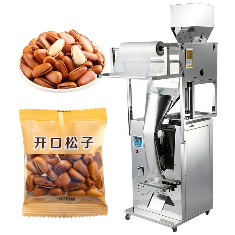 Powder Plastic Pouch Semi Automatic Large Fill Machine Baoneng Packaging Food Weighing Bag Filling Machine