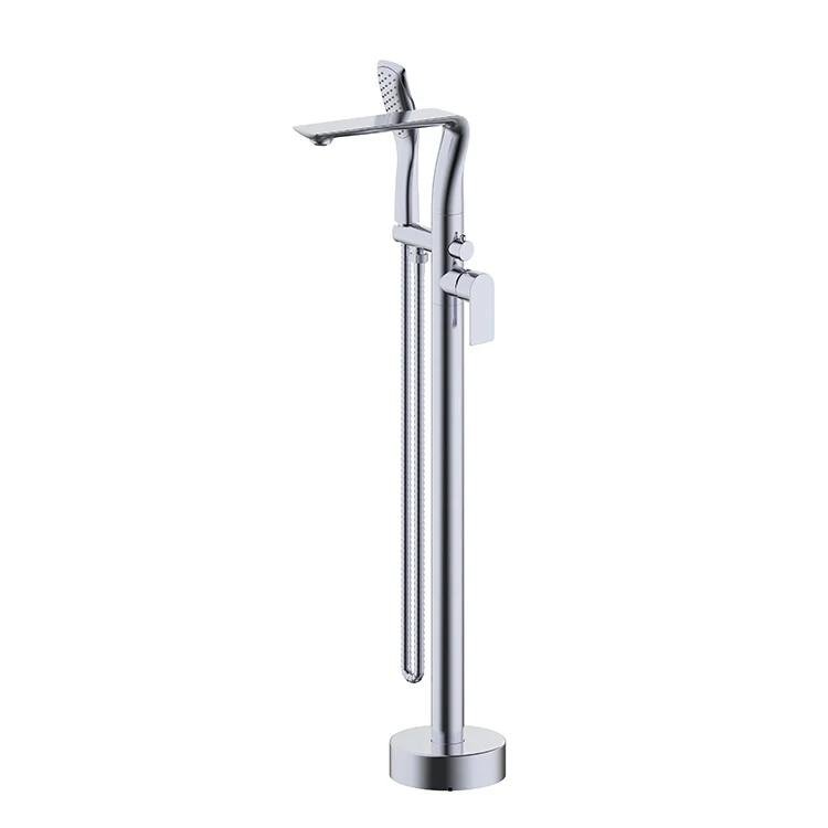 Bronze Floor Stand Bath Faucets Bathtub Hot Cold Water Mixer Flooring Faucet bathtub faucet
