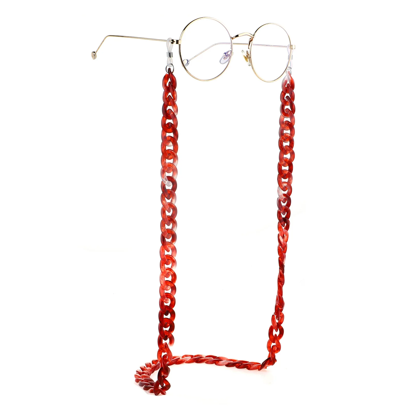Tortoiseshell Amber Plastic Polyester Acetic Acid Acrylic Sun Reading Glasses Sunglasses Eye Glass Spectacle Holders Chain