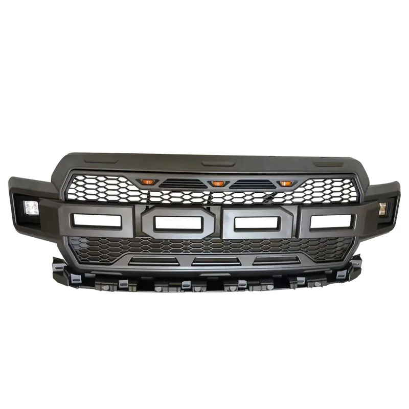 F150 Accessories Front Bumper Hood Grille Grill With Lights fit for Ford F150 18-20
