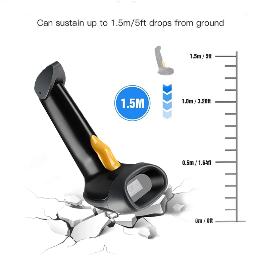 MINJCODE MJ 2880 2D Wireless barcode scanner cheap price portable usb barcode reader