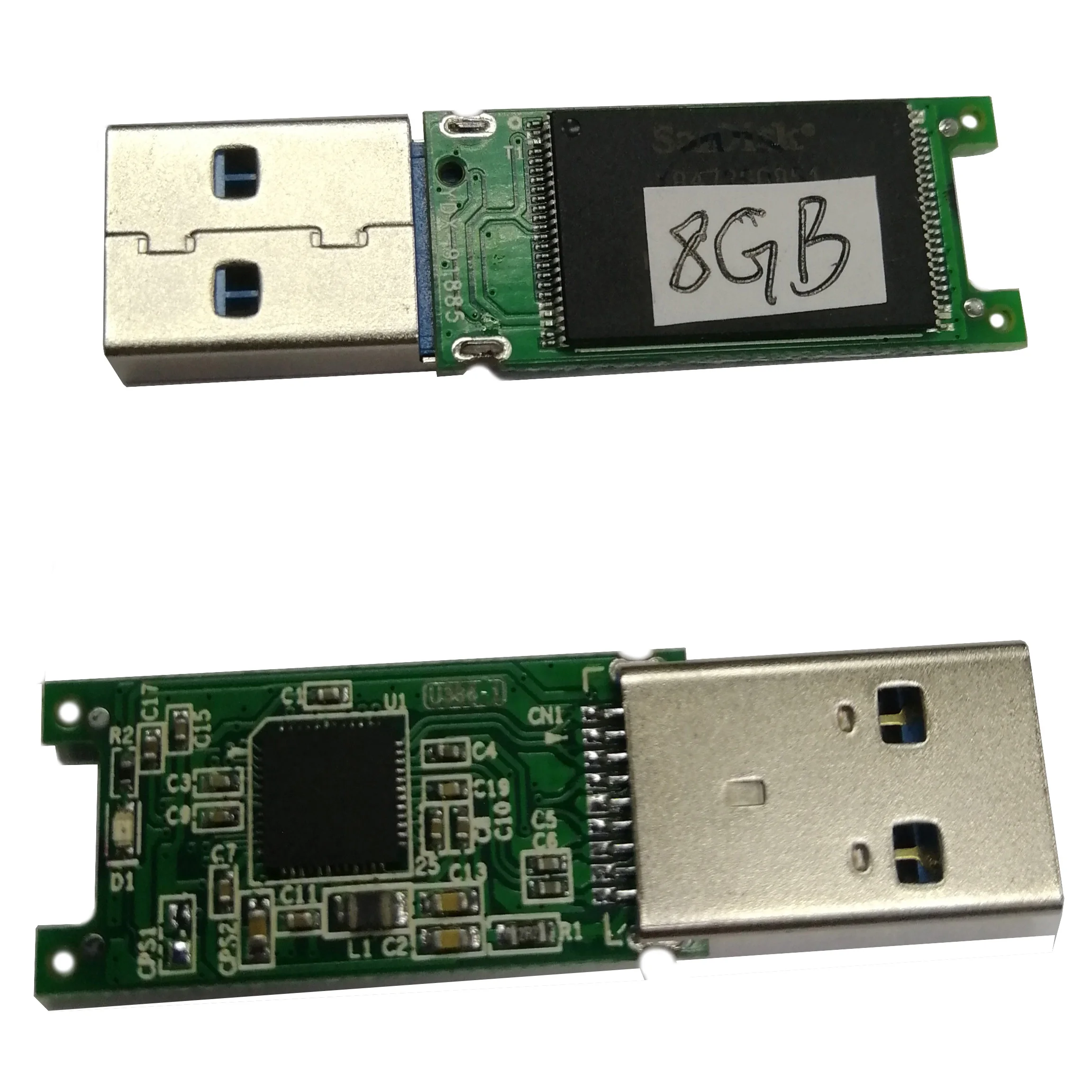 
OEM Pendrive TSOP Chip 8GB USB 3.0 Flash Drive PCBA circuit board Without Case 