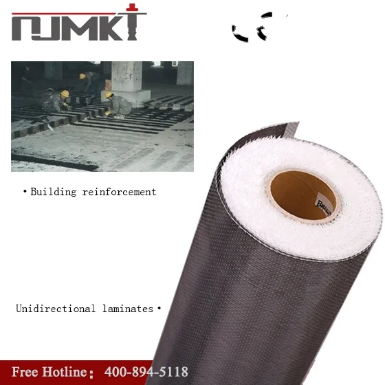 High quality carbon fiber wrap 200 gsm 300gsm fabric unidirectional fabric with high quality 3400GPA