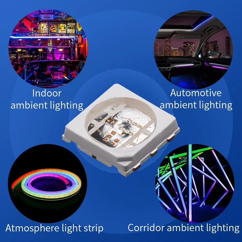 Stage Light Led Chip 5054	Smd Chip Led High Power Chip Led