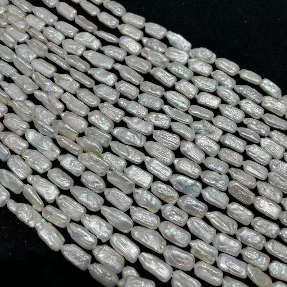 Irregular Rectangle Baroque pearls Loose Strand Beads for necklace bracelet DIY making jewelry