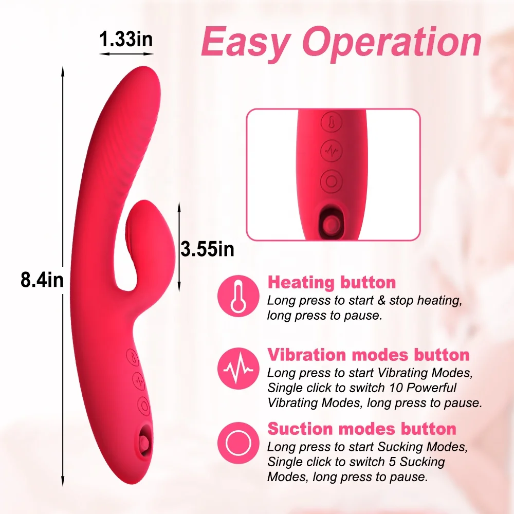 Sex Toy for Girl Vibrating Masturbator for Women G Spot Rabbit Vibrator Masturbation Pussy Massager