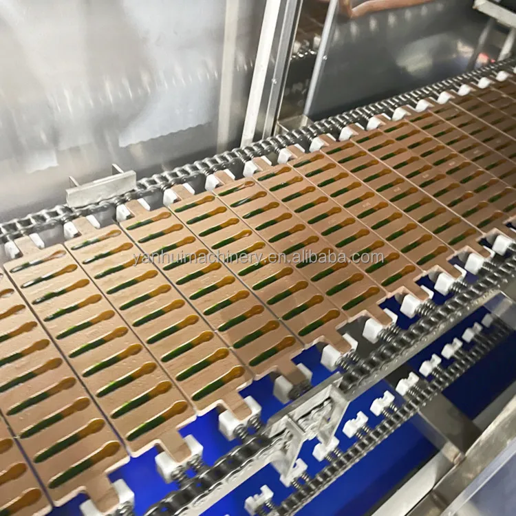 Fully automatic jelly candy production line Pectin candy equipment Zhengzhou Yanhui Candy Machinery Provide recipe