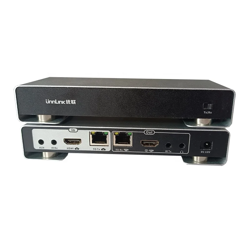 4K HDMI Extender Over Ethernet IP Cat6 Cat5e 120m for Camera MonitorODM OEM Factory Manufacturers Customization Logo Packaging