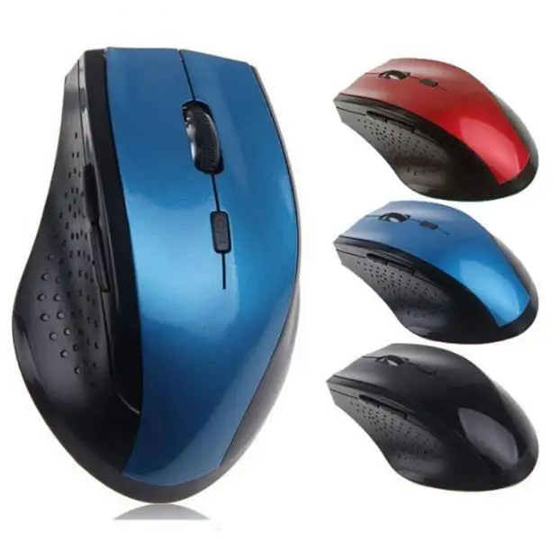 
Wireless Mouse 2.4GHz USB Optical 1600DPI Adjustable Receiver Computer Mouse Ergonomic Mice Gaming Mouse For Laptop PC 