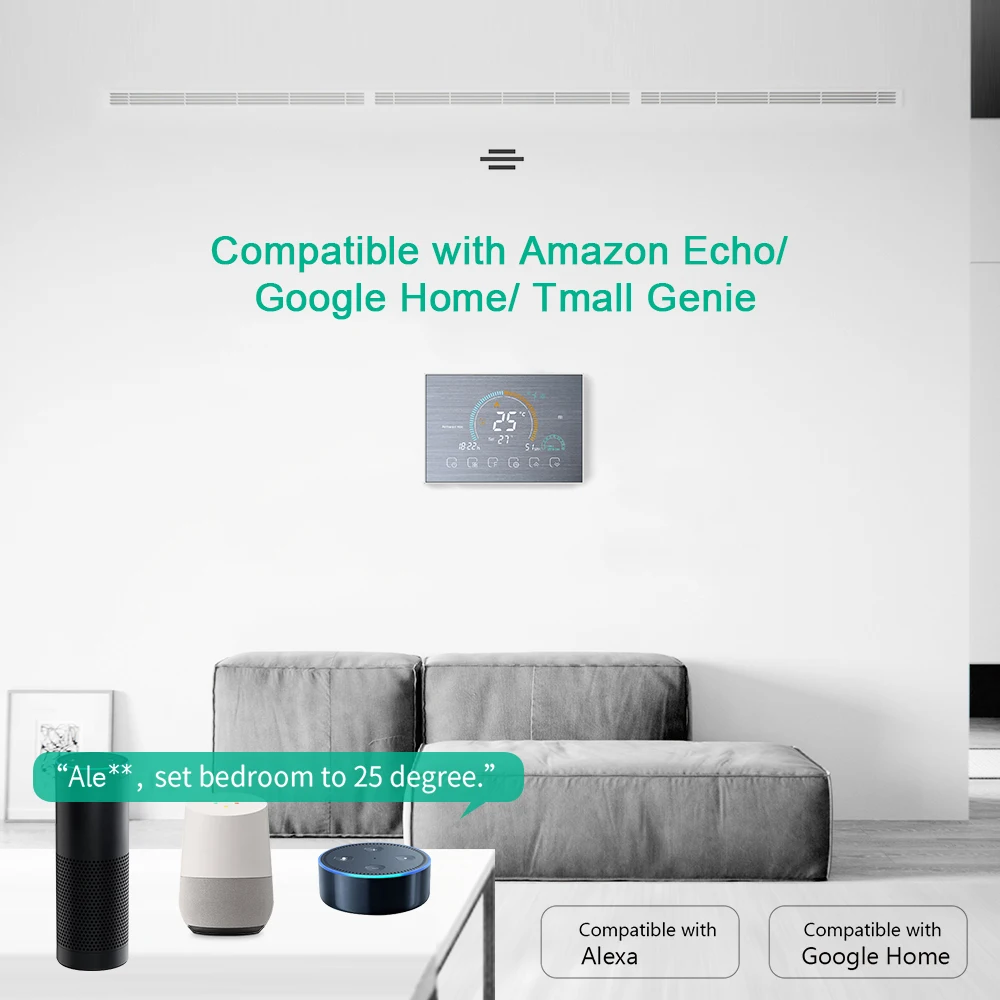 Hot sell hvac 24v heat pump thermostat wifi programmable thermostat for heat pump