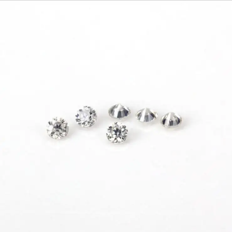 
hot sale round shape moissanite 0.5ct G color 5mm moissanite price per carat 