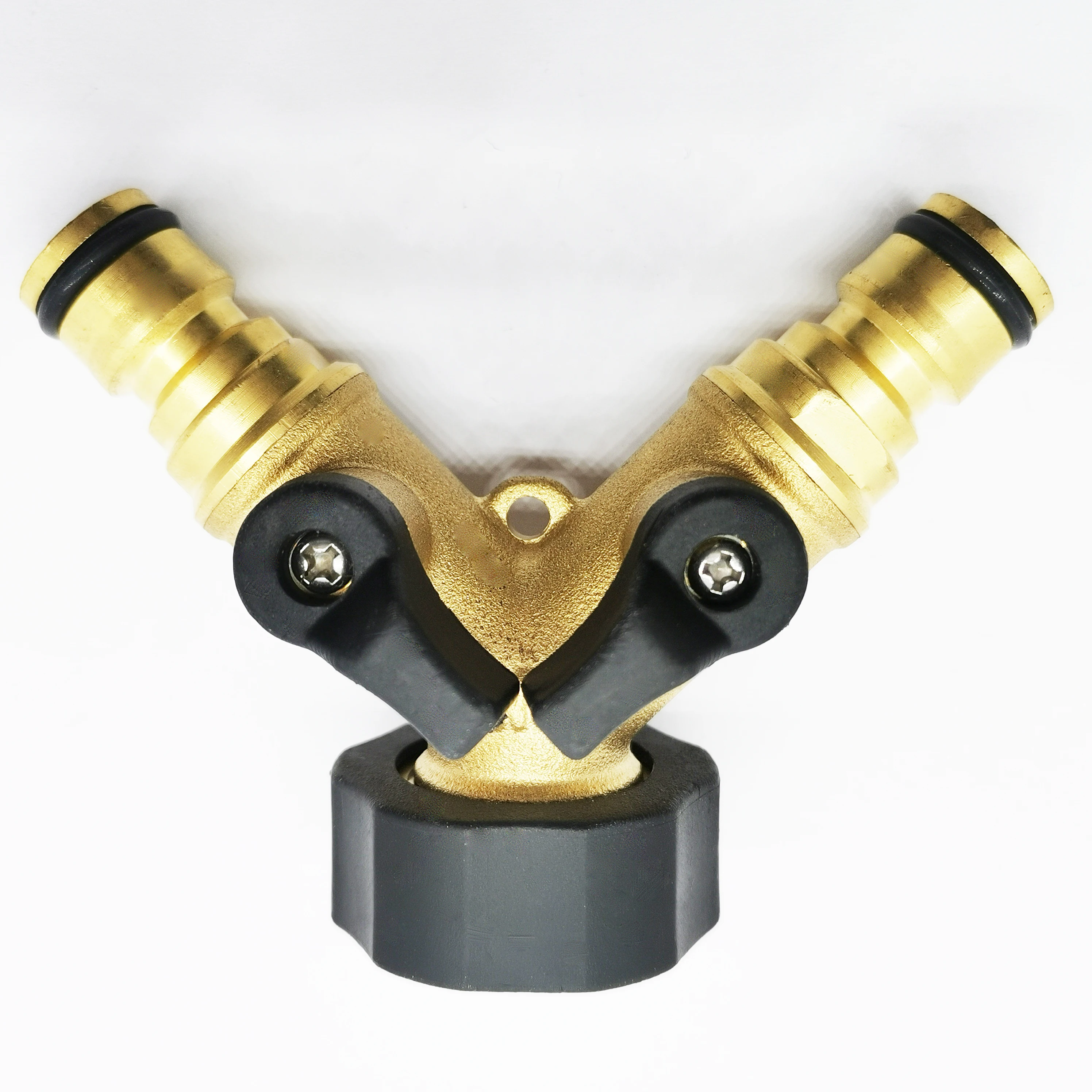 Multiple Water Pipe Joints Diverting Water Faucet Fixed Hose Water Segment Brass 2 WAY Ball Valve Garden Brass ball valve