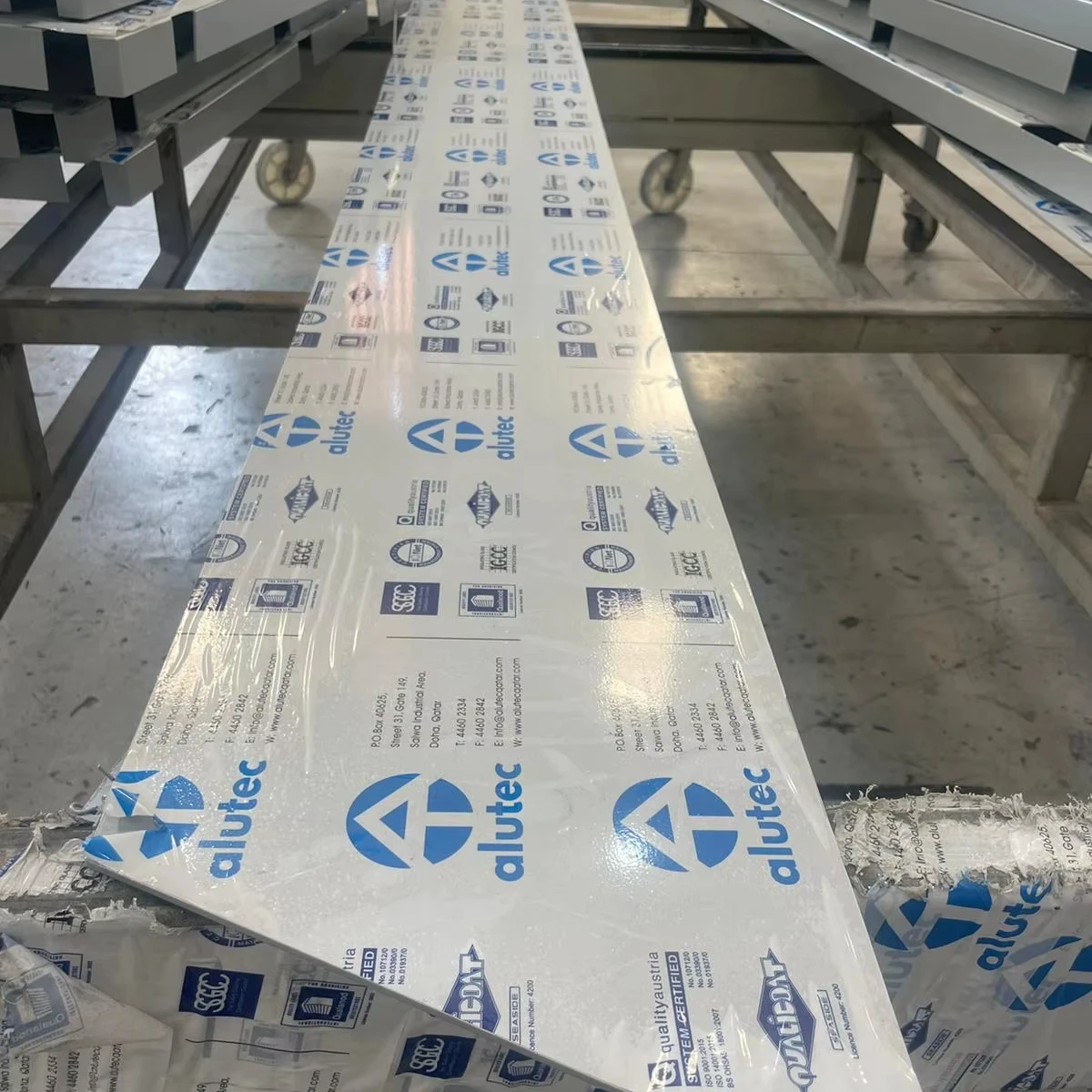 Hot Selling Quality PE Protective Film Black And White For Aluminum-Plastic Panel