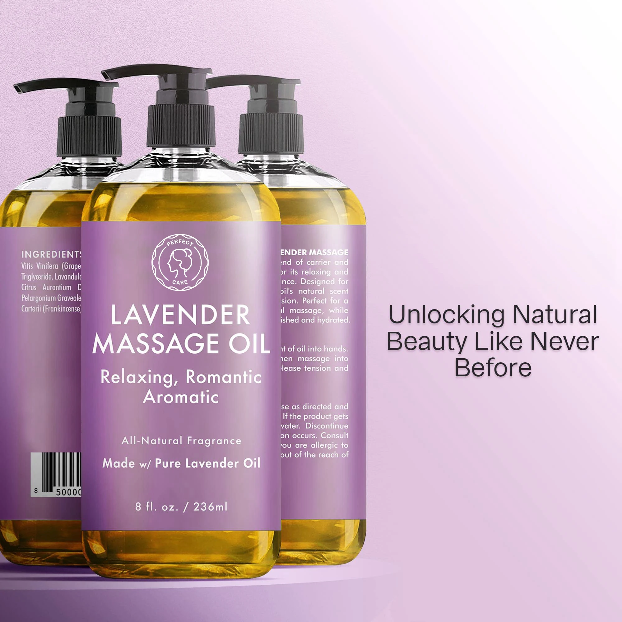 Private Label Organic Lavender Essential Oil For Spa Hot Slimming Oil Massage Body Anti Cellulite Massage Oil