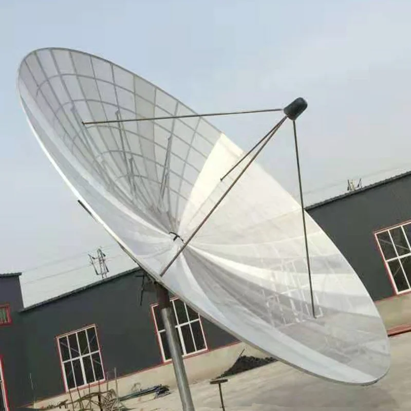 8ft Feet 2.4m 240cm 96inch C Band SateIlite HD Digital Aluminum Mesh Dish Outdoor tv Parabolic Antenna For European Market