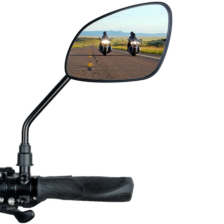 Large Bicycle Mirror Wide Range Bike Rear View Mirror Rotate Cycling Mirror For E-bike Scooter Motorcycle