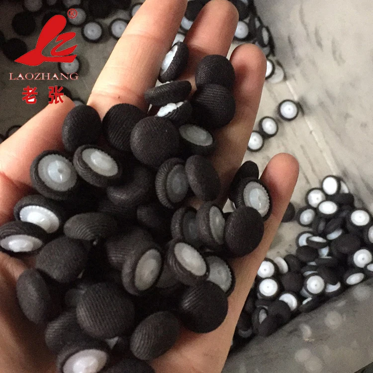 LZ-18 15mm baseball hat top fabric covered button