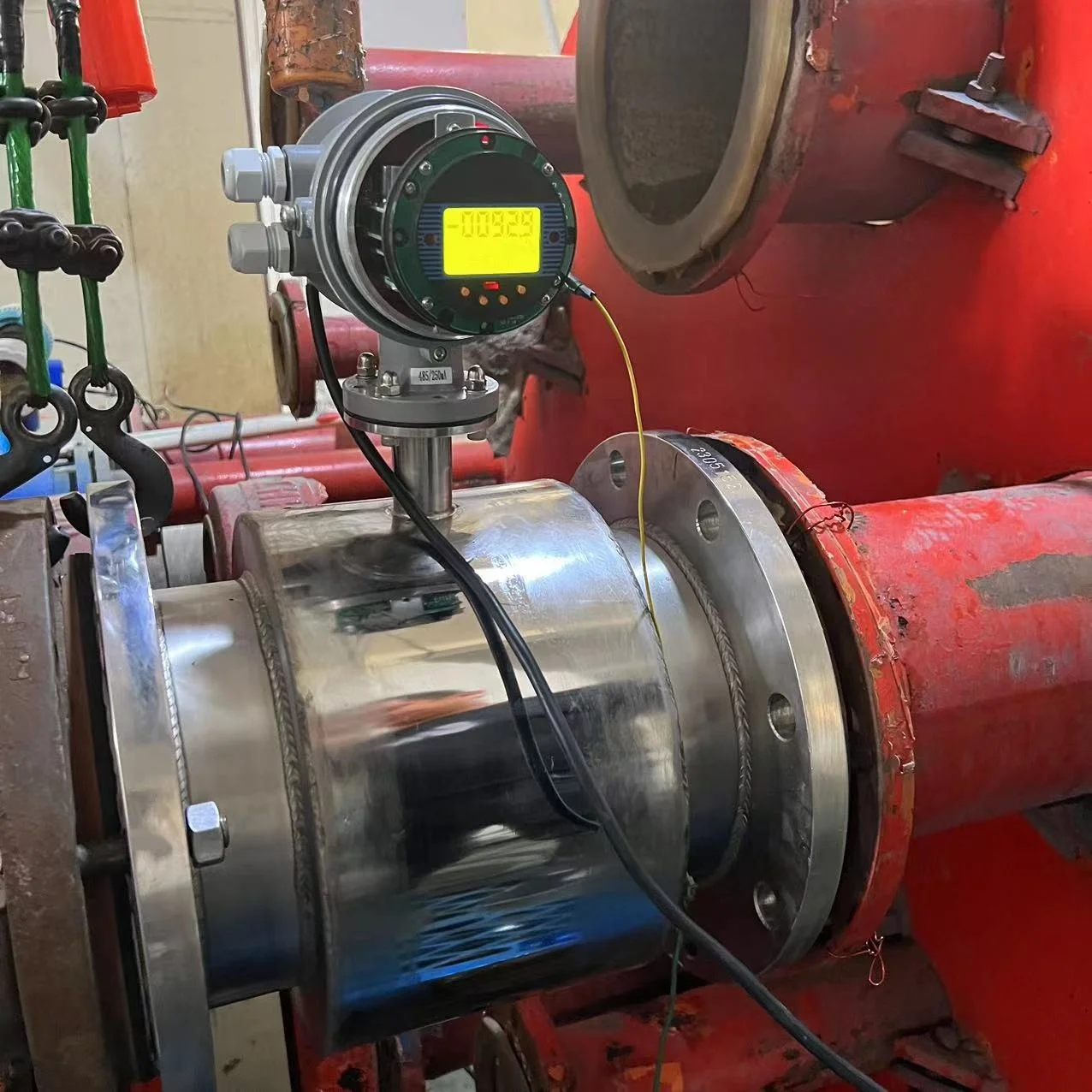 LCD Display Digital DN50 Waste Water SS304/316L Electromagnetic Flowmeter