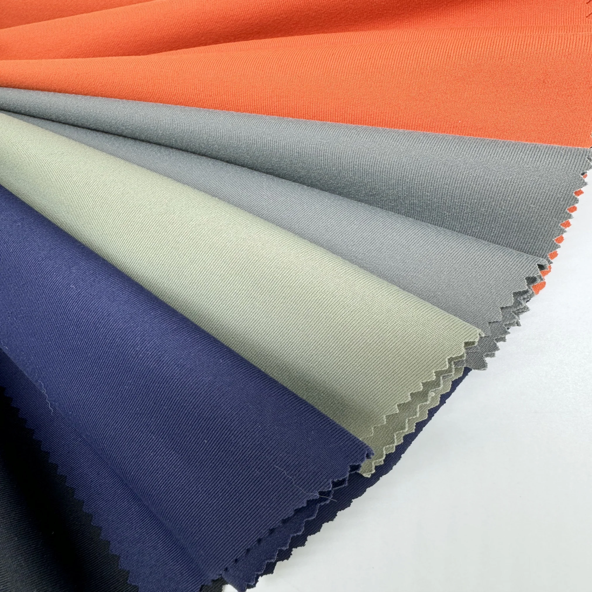 Factory Polyamide sportswear ATY yarn 88% nylon 12% spandex cotton feeling fabric for yoga bras pants