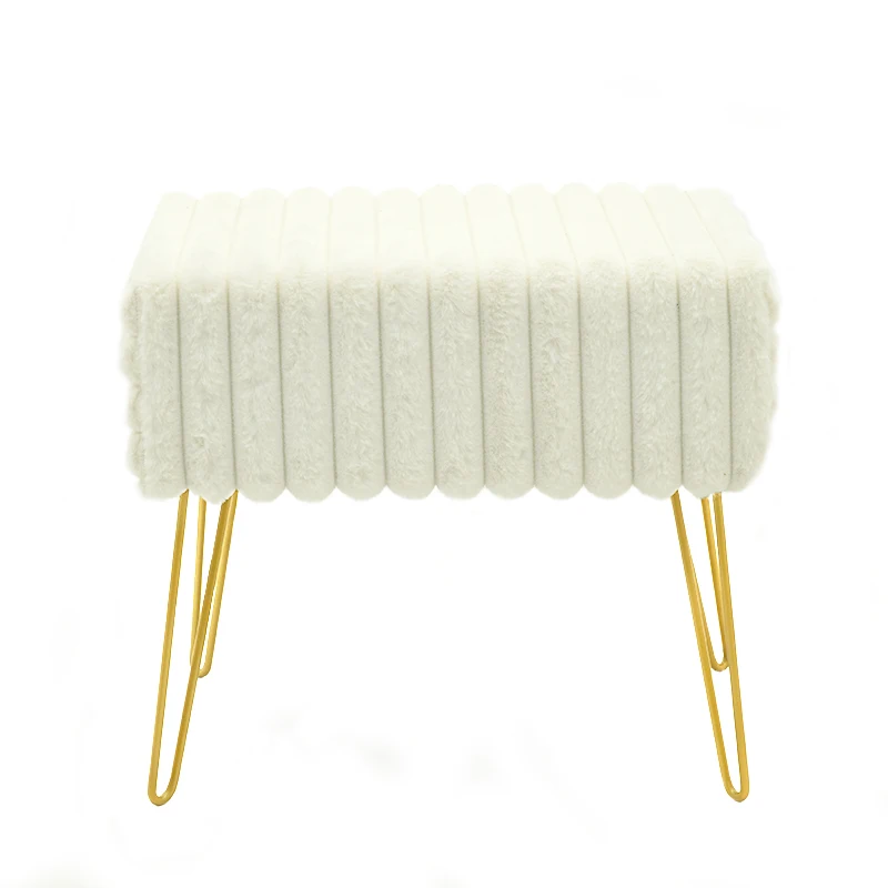 2022 Modern Living Round Ottoman Storage Stool Pouf Ottoman Stool