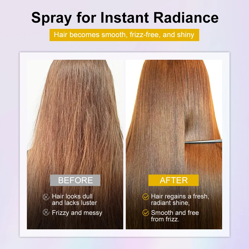 Wig Care Products Enhances Hair Shine Spray For Synthetic Wigs Human Hair Wigs Spray