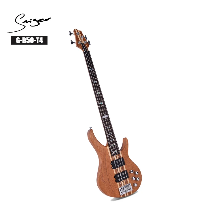Wholesale OEM hot sale 24 fret 4strings electric bass guitar