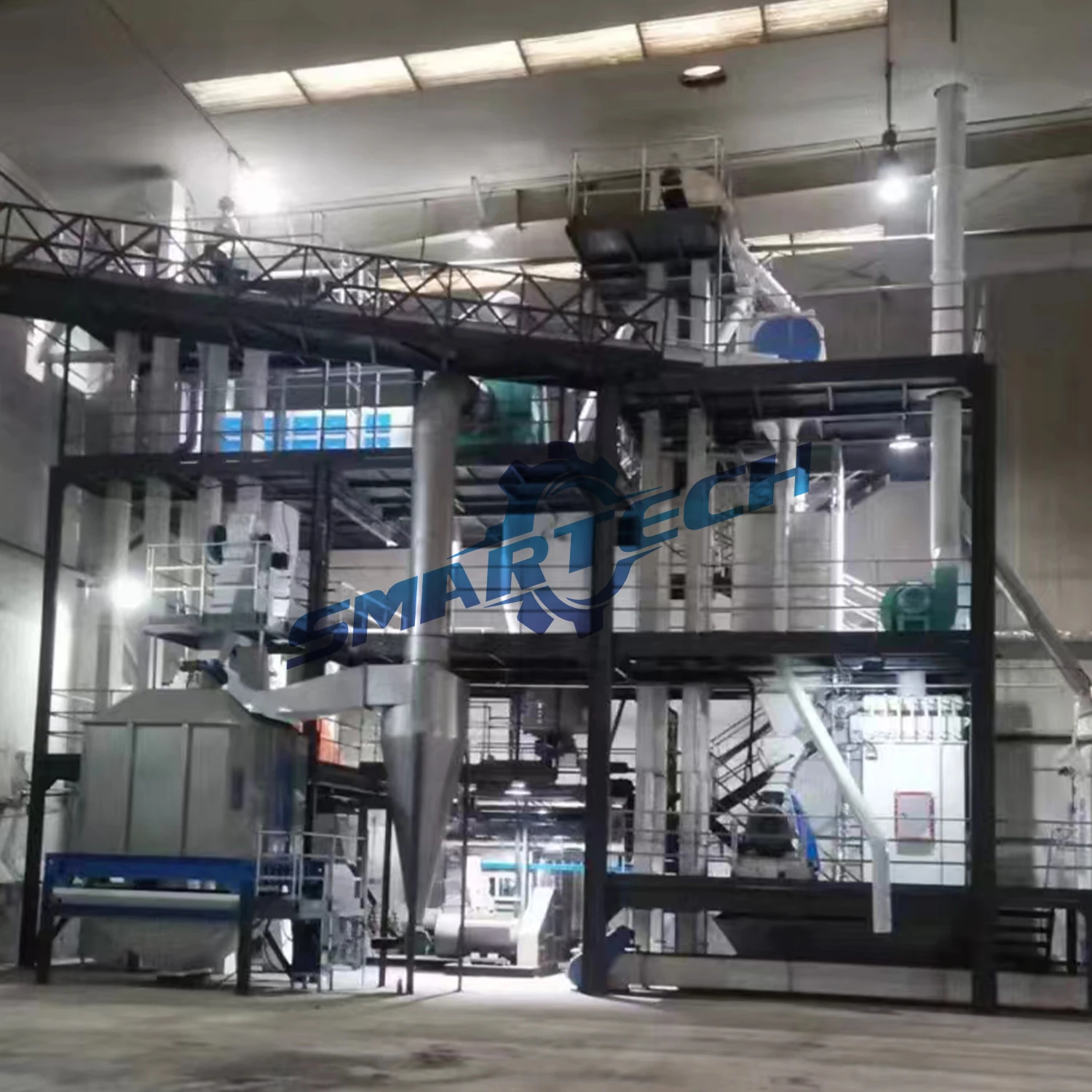 2024 big farm cattle and sheep forage pellet machine three-phase electric feed pellet machine for animal breeding