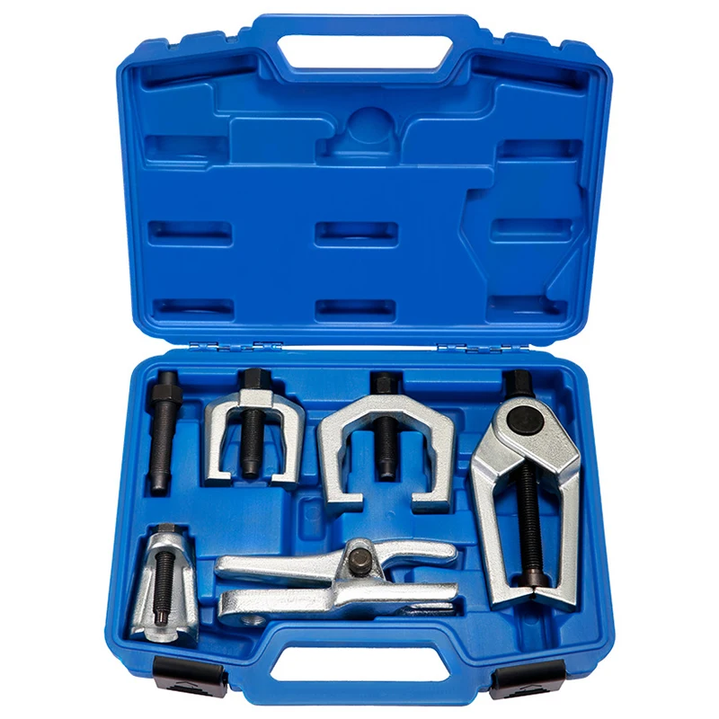 Heavy-Duty 5-in-1 Ball Joint Separator Pitman Arm Puller Tie Rod End Tool Set for Front End Service
