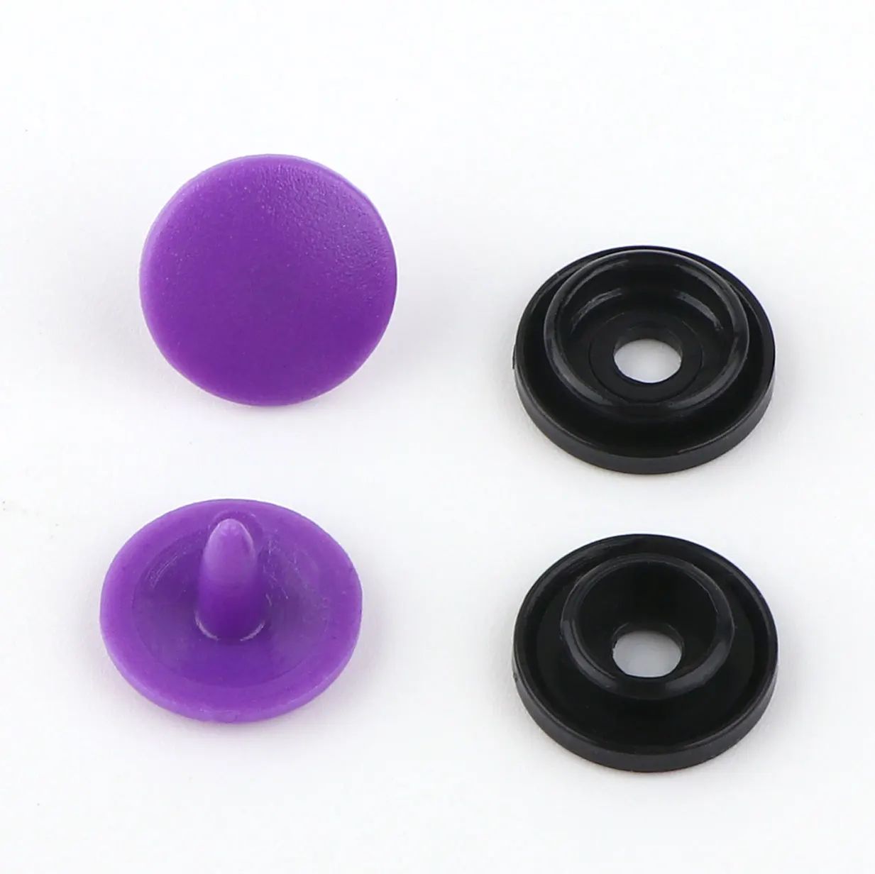 Customized Size T3 T5 T8 Press Snaps Buttons Colorful Fastener Plastic Snap Button