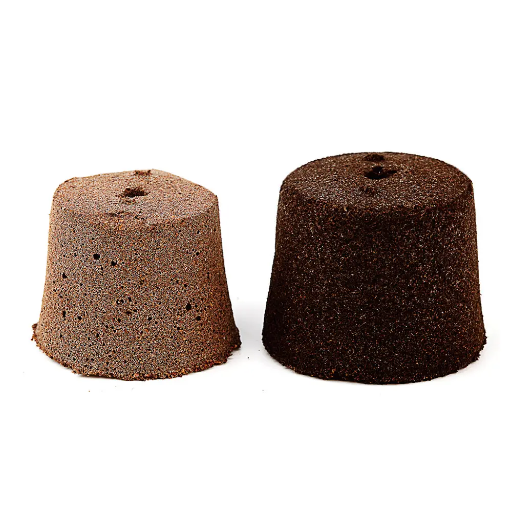 Organic Bark Seed Starter Plugs Seedling Peatmoss Coco Coir Peat Block Grow Sponges For Hydroponics Garden Planting