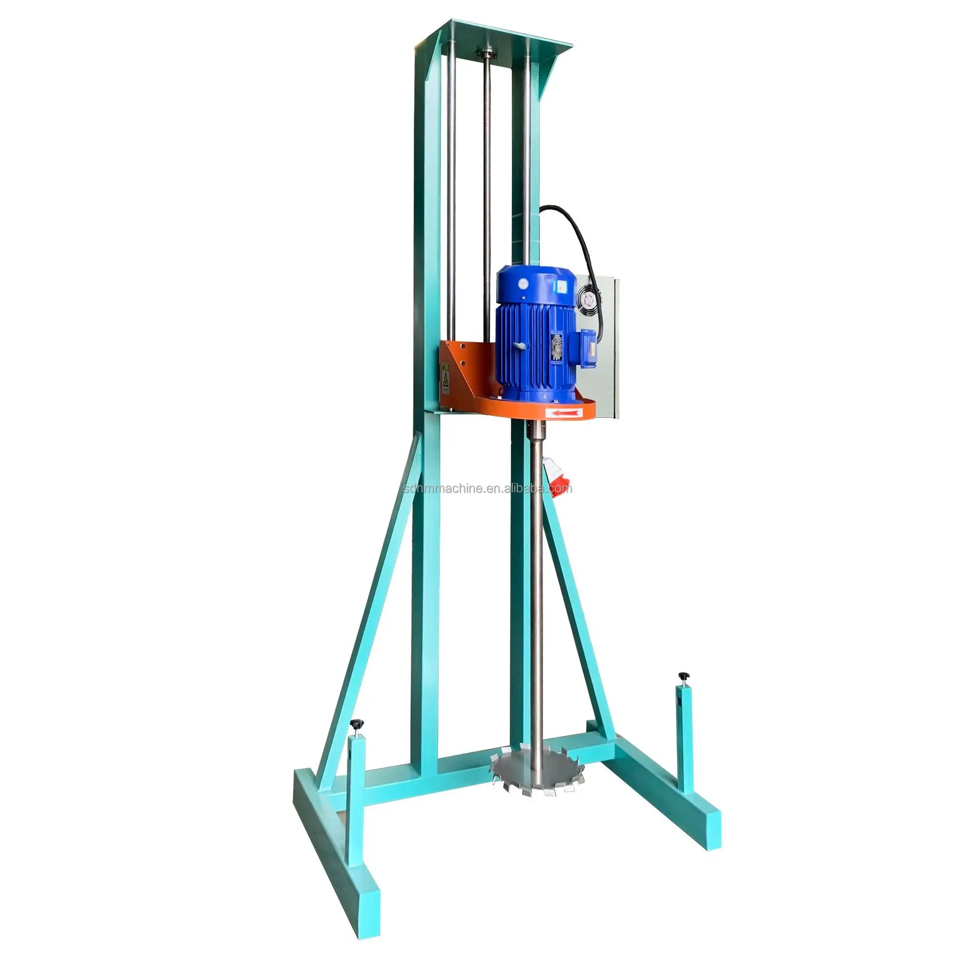 Cosmetic industry lifting disperser height adjustable liquid dispersing mixing machine Water Proof Paint High Speed Disperser