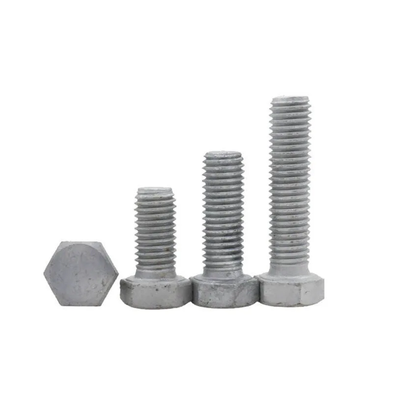 Fastener Bolt ANSI/ASME Standard 3/16 inch Hex Bolt Grade 2 5 8.8 Blue White Zinc Galvanized Black Hex Bolts