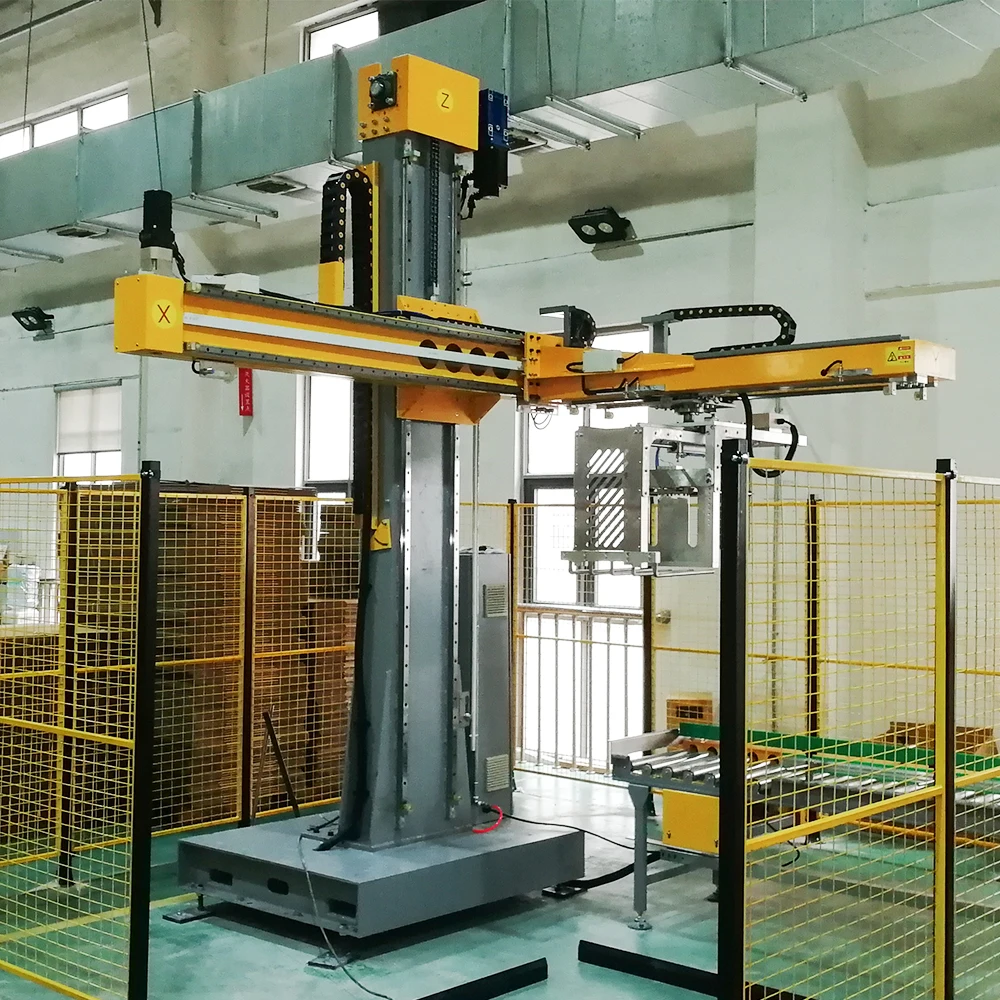 Automatic Low price Economy Single column Robot Palletizer for  carton case box