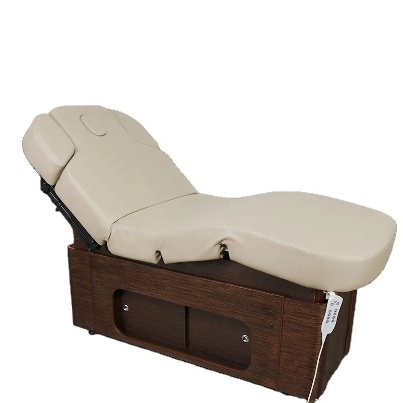 Luxury Spa 4 Motors Electric Adjustment Ultra Soft Massage Table Bed