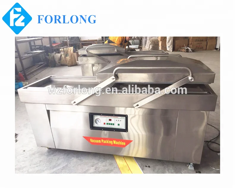 rice cake and fish double chamber vacuum packaging machinery /vacuum packing machine/vacuum chamber