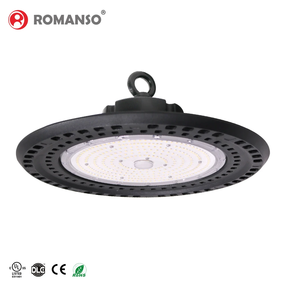  LED UFO High Bay Lighting 100 Вт 150 200 240 Ip65 Водонепроницаемый хит продаж UL DLC перечисленные лампы высокого залива НЛО