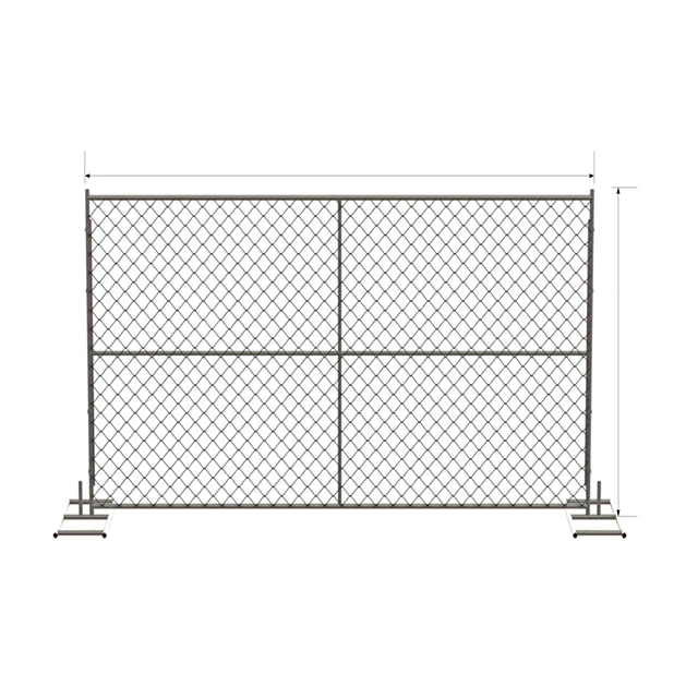 galvanized malaysia 8x10 temporary construction security fence usa