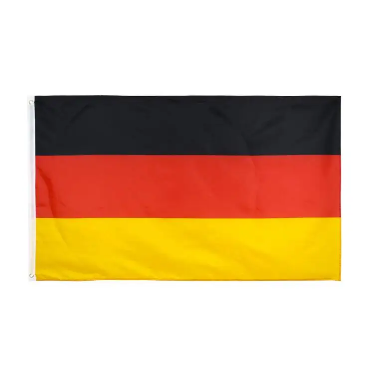 Country flag 3x5 Ft  Germany  Vivid Color and Fade Proof Canvas Header and Double Stitched  National Flags Polyester Germany
