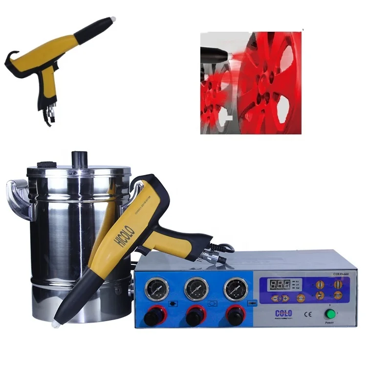 COLO Classic model COLO-660 small hopper portable powder spray  coating  machine