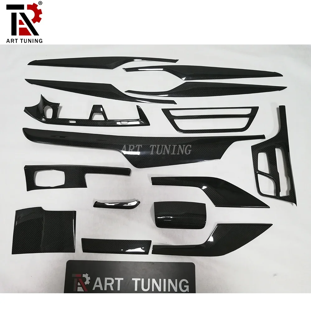 15 шт., внутренняя отделка из углеродного волокна для BMW G38