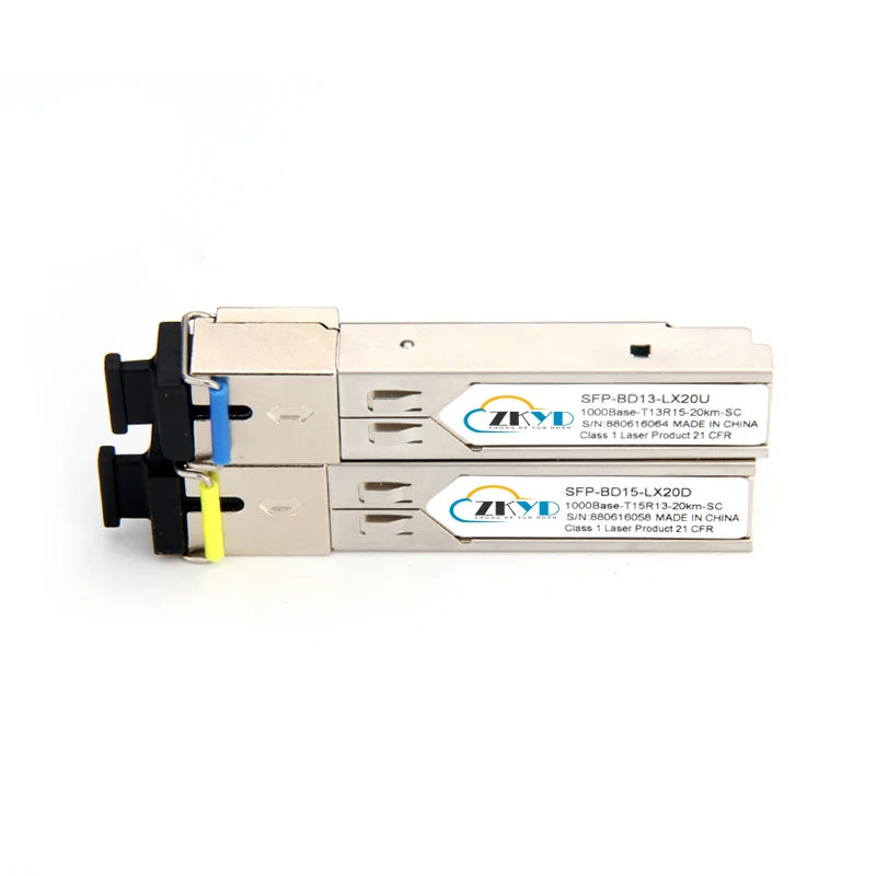  SFP модуль Bidi 1 25 г 1550nm/1310nm 20 км SM SC трансивер