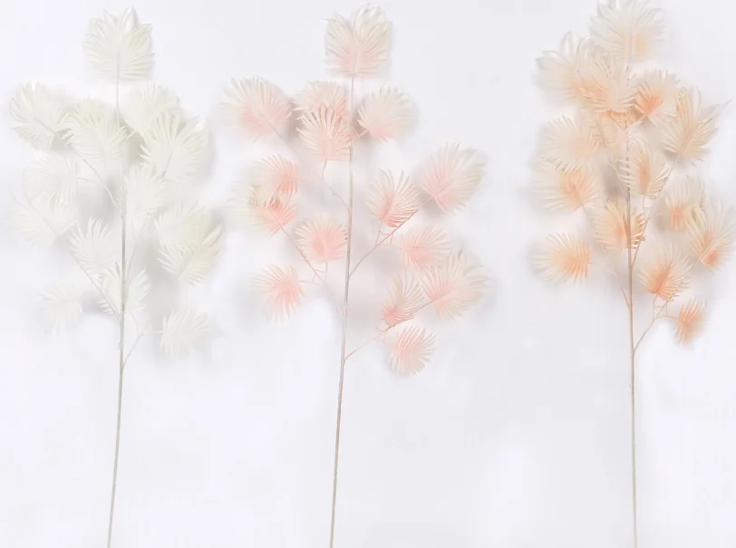 
Artificial Flower Single 5-fork small fan blade plastic flower 