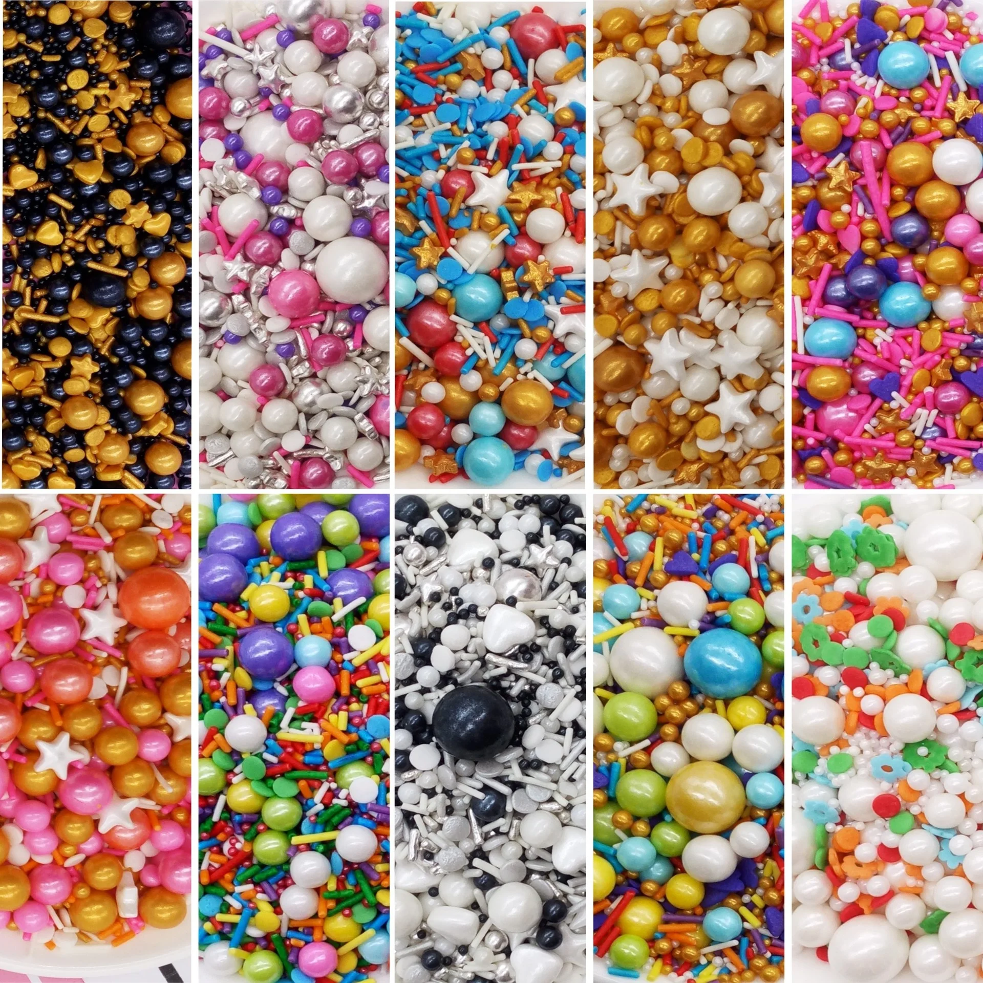 edible sugar beads candy jimmy sprinkles cake decoration for cake tools and accessories