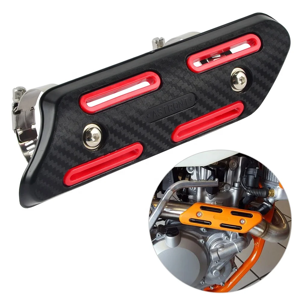 NiceCNC 4 Stroke Motorcycle Exhaust Pipe Heat Shield Cover Guard For Honda CRF250 CRF450