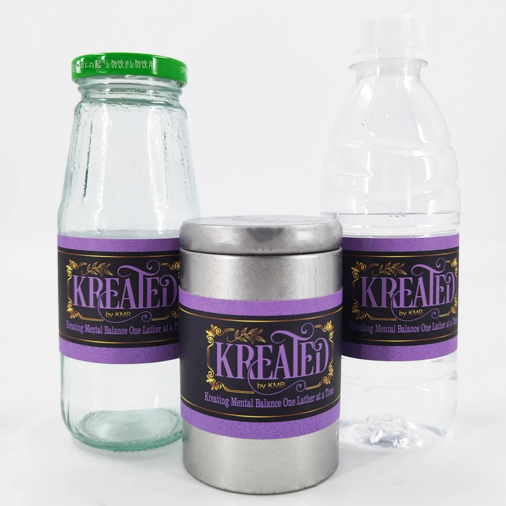 Factory Made Printing Custom Food Wrapping Paper Bottle Packaging Roll Waterproof Label Sticker For Bottles