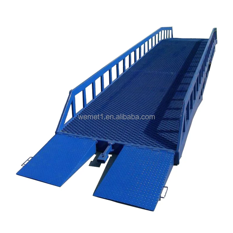 ISO CE IPAF 6t 8t 10t 12t load and unloading forklift ramp container ramps truck yard dock ramp