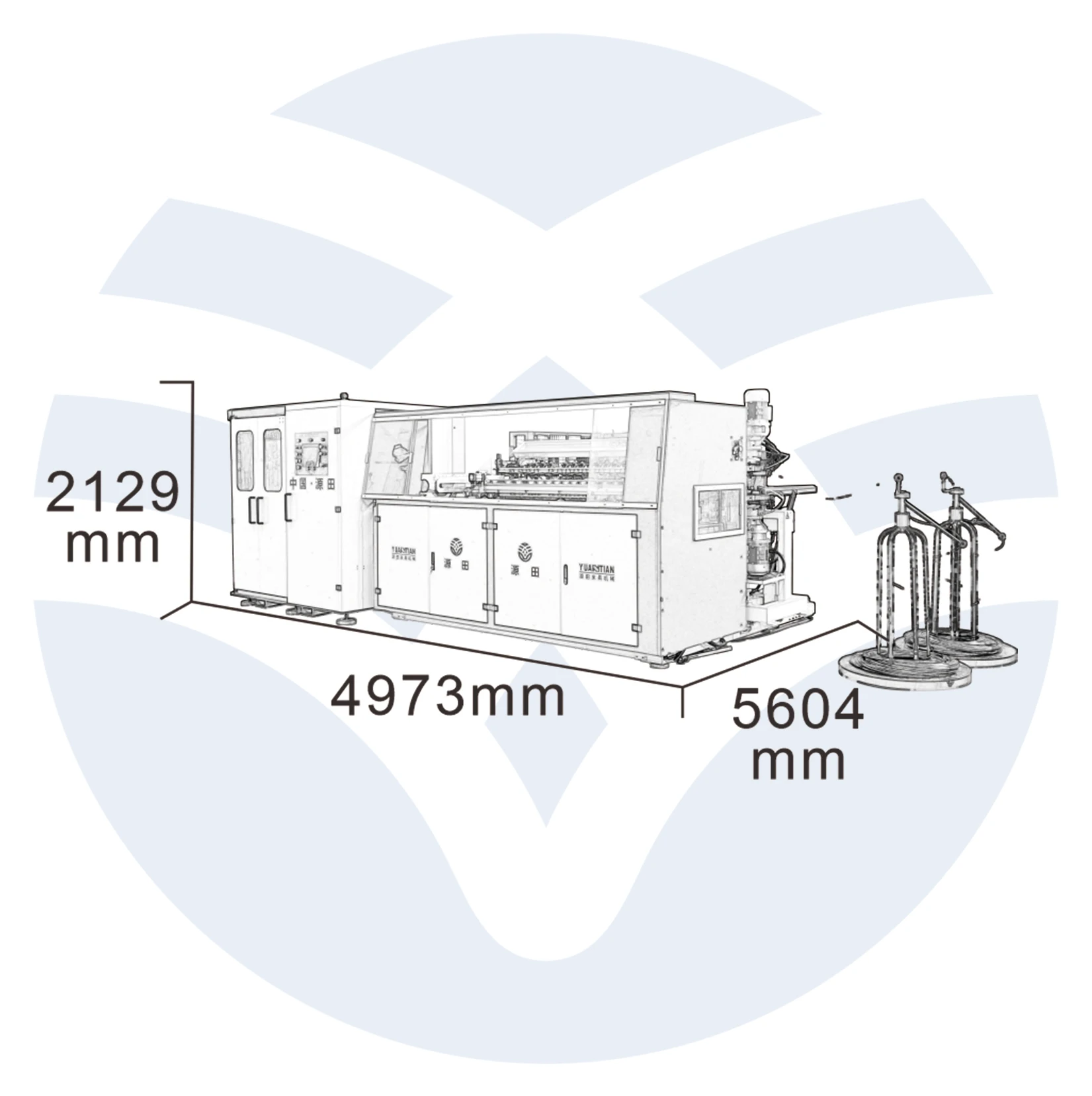  Bonnell пружинная масляная и монтажная производственная линия YT-JCH-02-A
