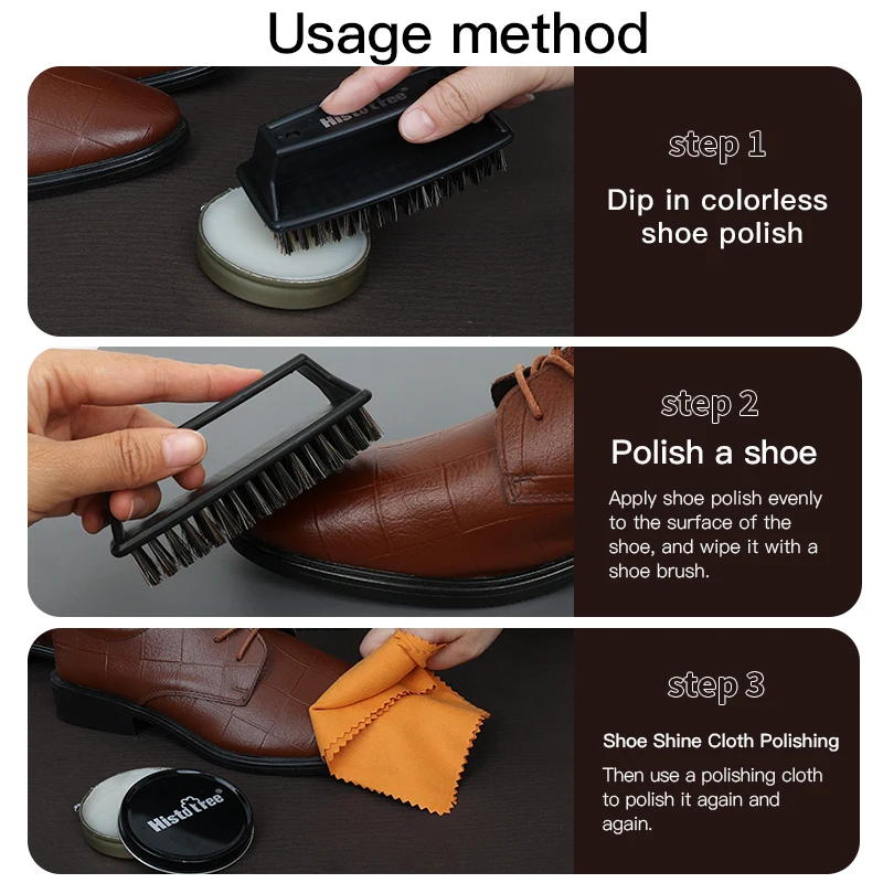 Factory OEM shoe polish set boot shine kit leather shoe shine kit