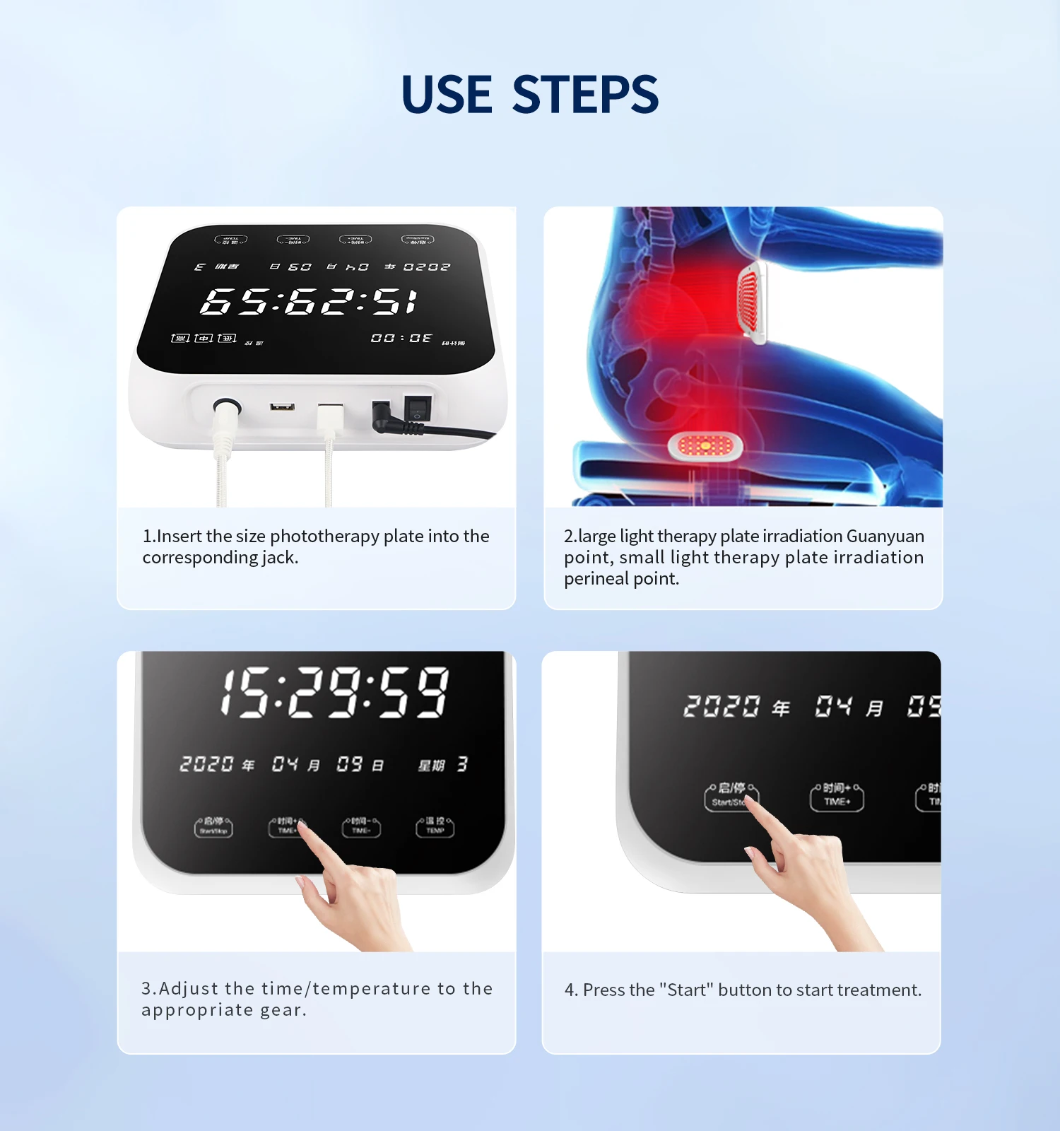 High-intensity Red Light Therapy Instrument Prostatitis Premature Ejaculation Impotence Treatment