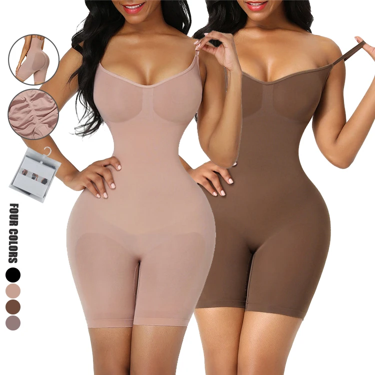 New Pattern Whole Body Compression Seamless Elastic Women Private Label Full Body Shaper Shapewear